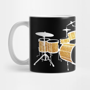 Gold Drum Set Mug